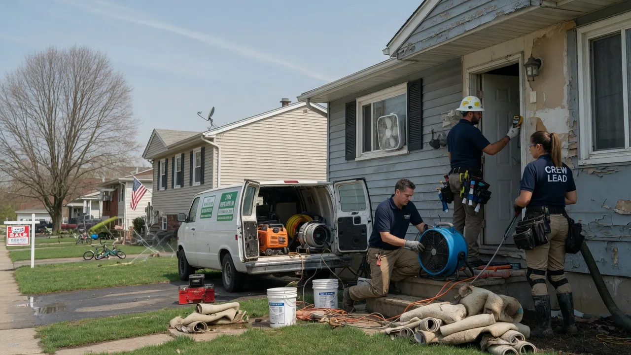 Flood Cleanup in Woodbury, PA near me