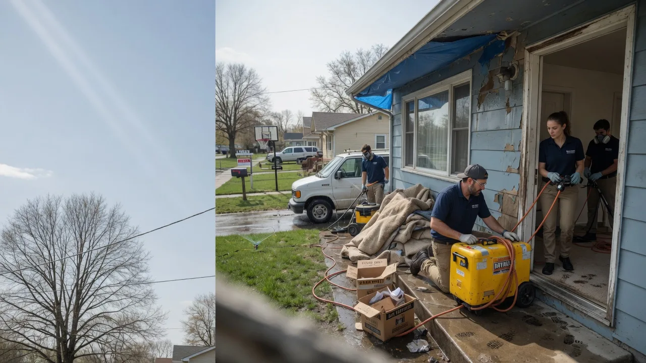 Basement Flood Cleanup in Woodbury, PA near me